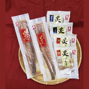 長崎俵物　西のとろあなご（160ｇ）×2・茶漬け（100ｇ）×4　詰め合わせ