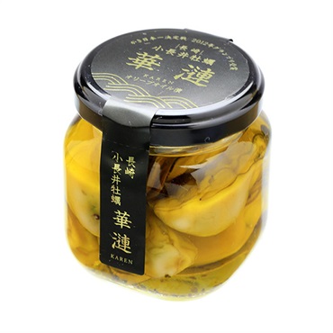 小長井牡蠣　華漣（かれん）　オリーブオイル漬　100g瓶入