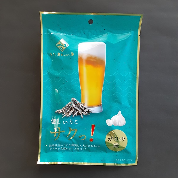 長崎海産(株)　燻し　いりこ　サクっ！ガーリック味