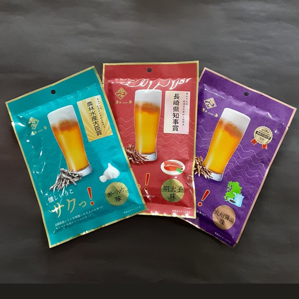 長崎海産(株)　燻しいりこサクっ！３種セット