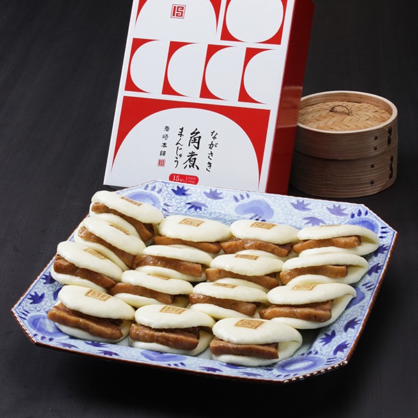 （15K）長崎角煮まんじゅう　15個入（化粧箱/非包装）