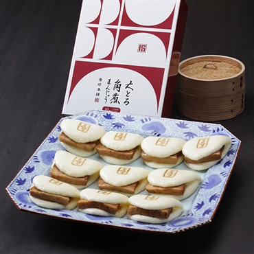 （A10K）大とろ角煮まんじゅう　10個入（化粧箱/非包装）