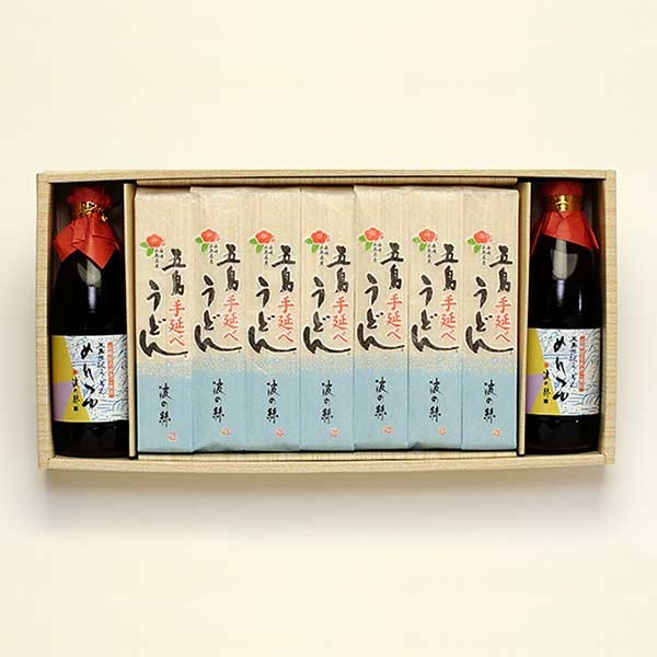 五島手延うどん「波の絲」200g×14袋・液体だしつゆ×2本セット（MT-GN）