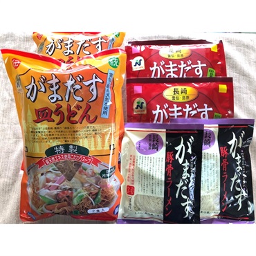 長崎がまだすちゃんぽん・皿うどん・豚骨ラーメン詰め合わせ | e