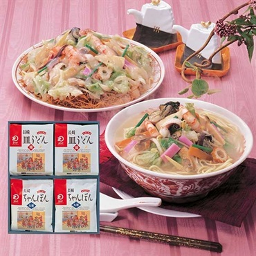 長崎ちゃんぽん・皿うどん（揚麺）詰合せ　C-30