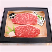 長崎和牛　モモ赤身ステーキ　180g×2枚（箱入）