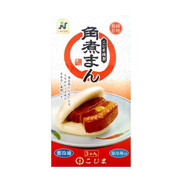長崎卓袱　角煮まん3個入（MO）