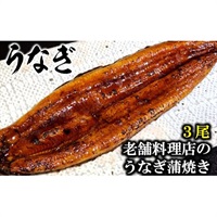 老舗料理店のうなぎ蒲焼き（170g×3尾）