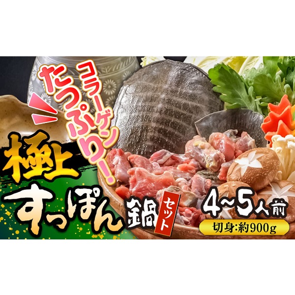 良質コラーゲン　免疫力向上の健康食　極上スッポン鍋セット