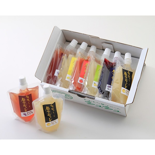 シュシュ～っと飲むジュレ6個セット（化粧箱入）