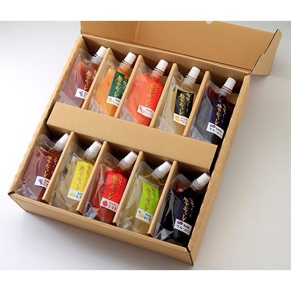 シュシュ～っと飲むジュレ10個セット（化粧箱入）