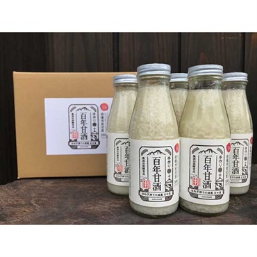 百年甘酒（ノンアルコール）セット　370g×5本入り