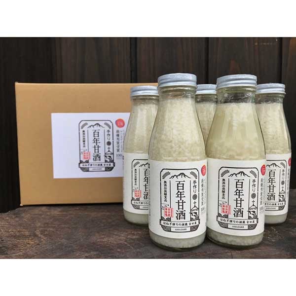発芽美人 甘酒を一度に沢山作りたい人 貴重な廃番在庫品 新品未使用訳あり品 百年甘酒(ノンアルコール)セット 370g×5本入り | e-ながさき