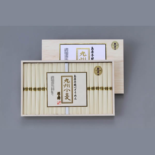 島原手延素麺 九州小麦 KY-30（木箱入り）