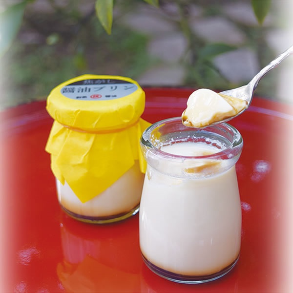 対馬醤油　焦がし醤油プリン