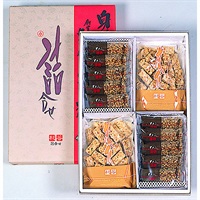 詰合せおこし（黒おこし10枚、ピーナツおこし160g）