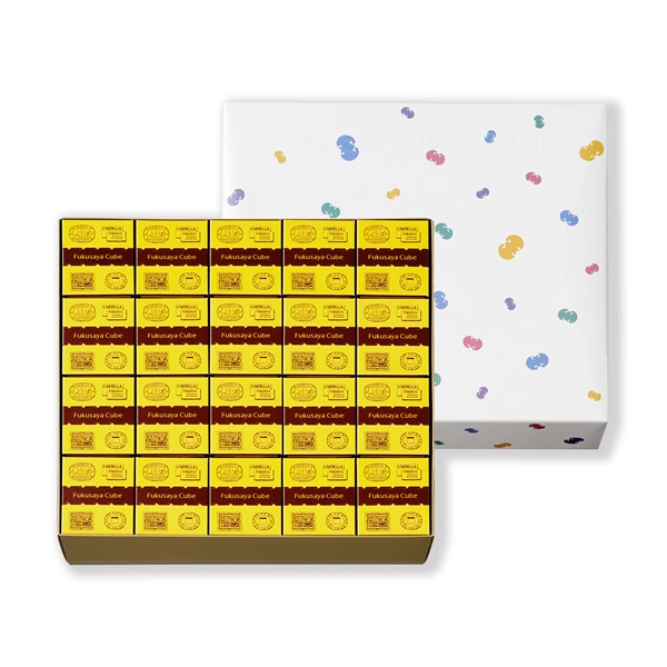 カステラ本家　福砂屋　フクサヤキューブ　ギフトセット20個入【のし不可、お届け日指定不可】
