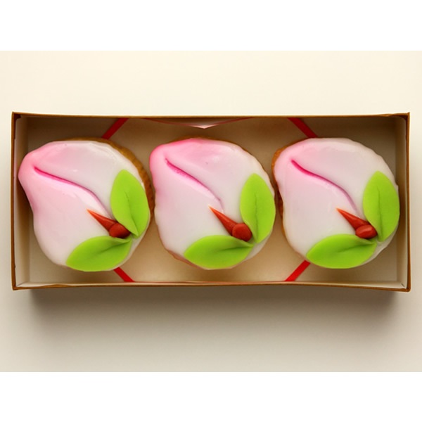 梅月堂　桃カステラ3個入