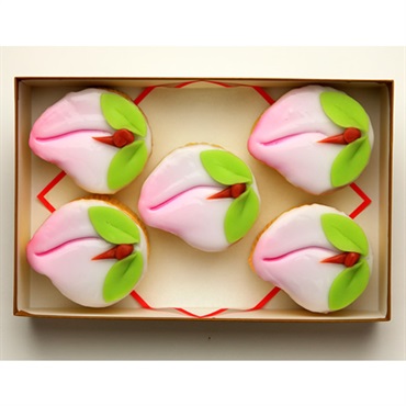 梅月堂　桃カステラ5個入