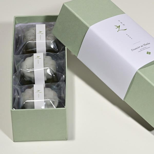 伝来物　”之”　KORE　3個入（抹茶フィナンシェ）