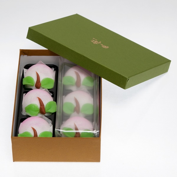 梅月堂　桃まんじゅう6個入