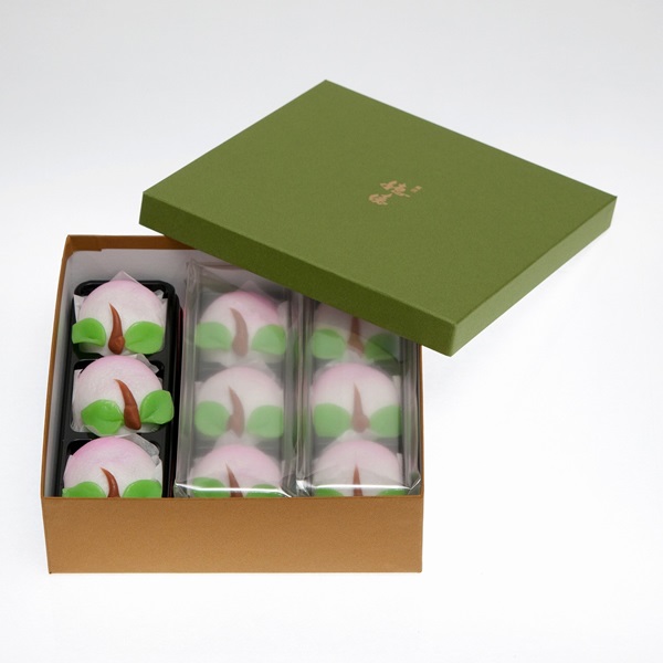 梅月堂　桃まんじゅう9個入