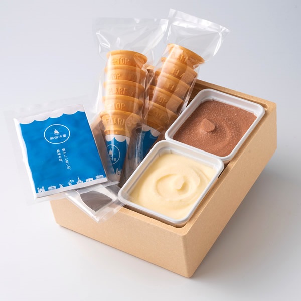 ちりんちりんアイス　ファミリーセットW（プレーン/出島チョコ）