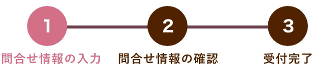 問合せ情報の入力